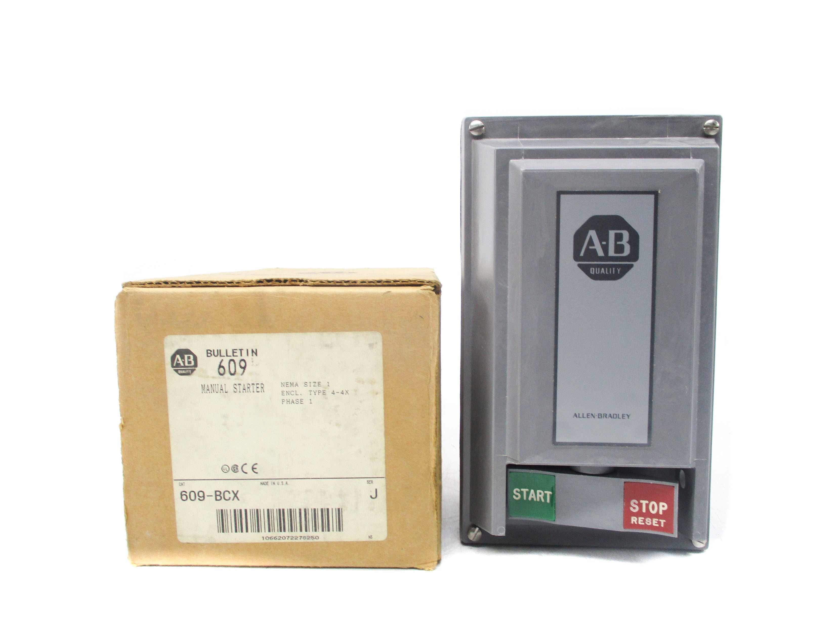 ALLEN BRADLEY 609-BCX SER. J (BR/WH) NSMP