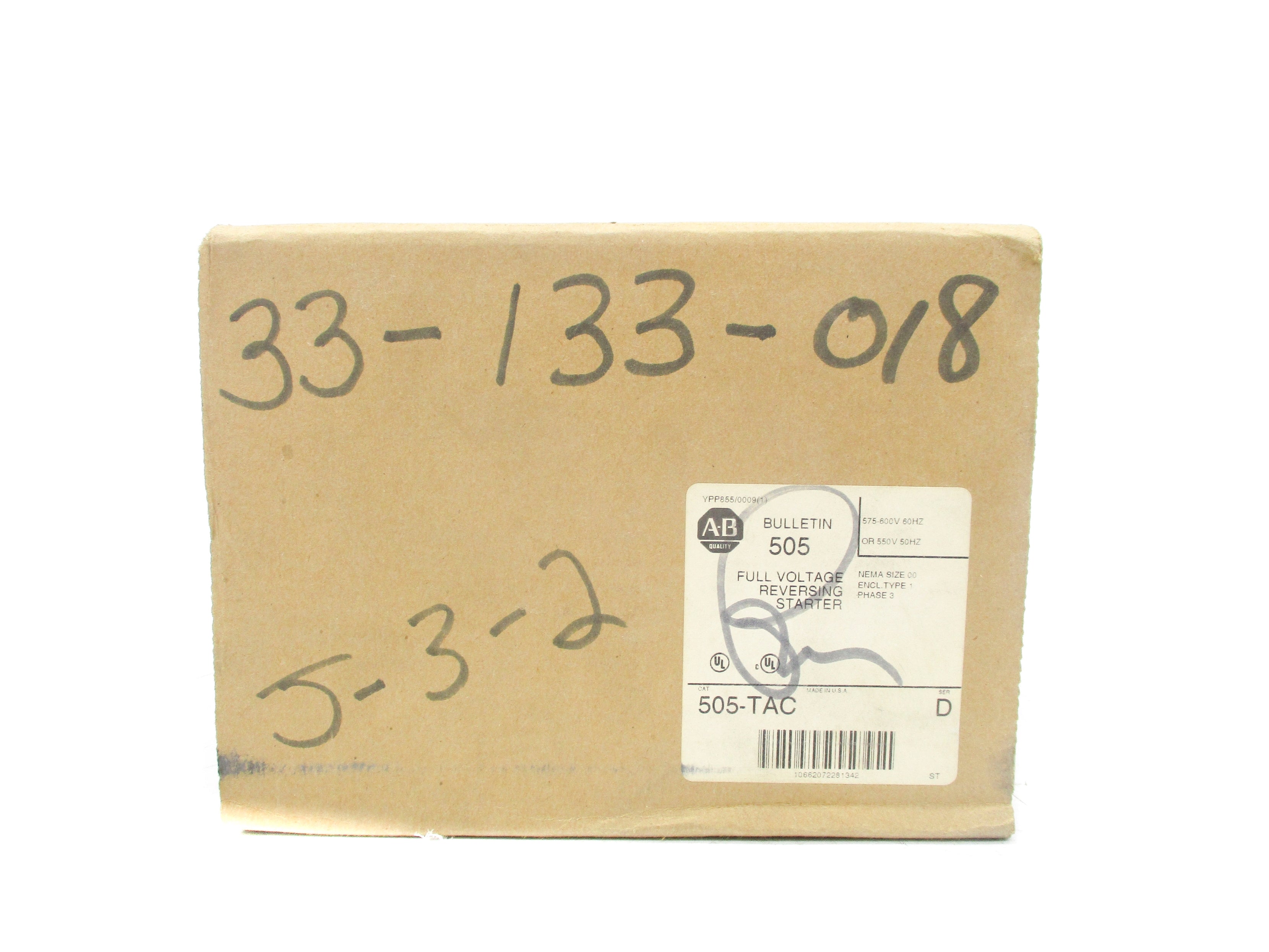 INDUSTRIAL SPARE PART 505-TAC SER. D (BR/WH) NSMP
