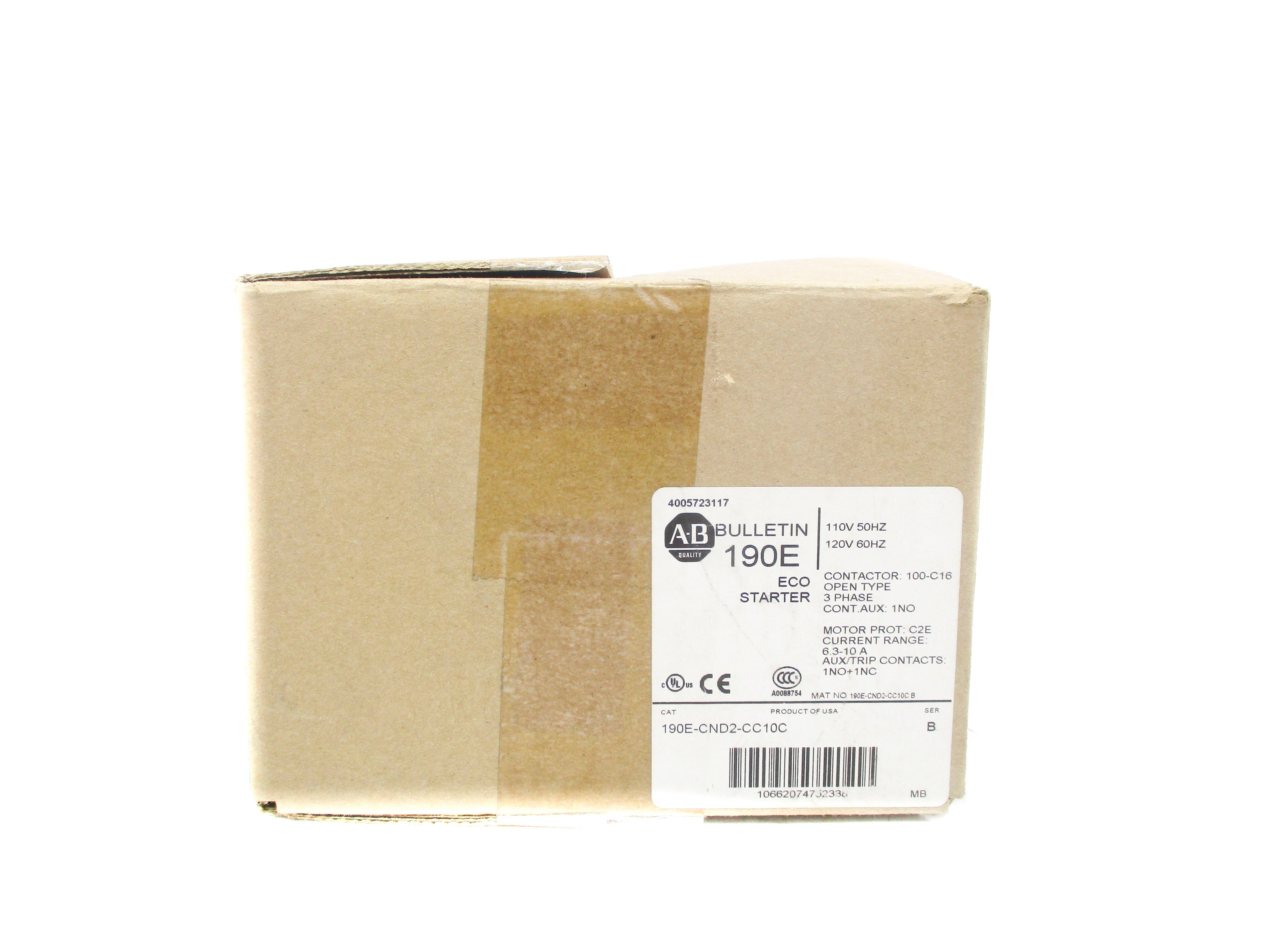 INDUSTRIAL SPARE PART 190E-CND2-CC10C SER. B (BR/WH) NSMP