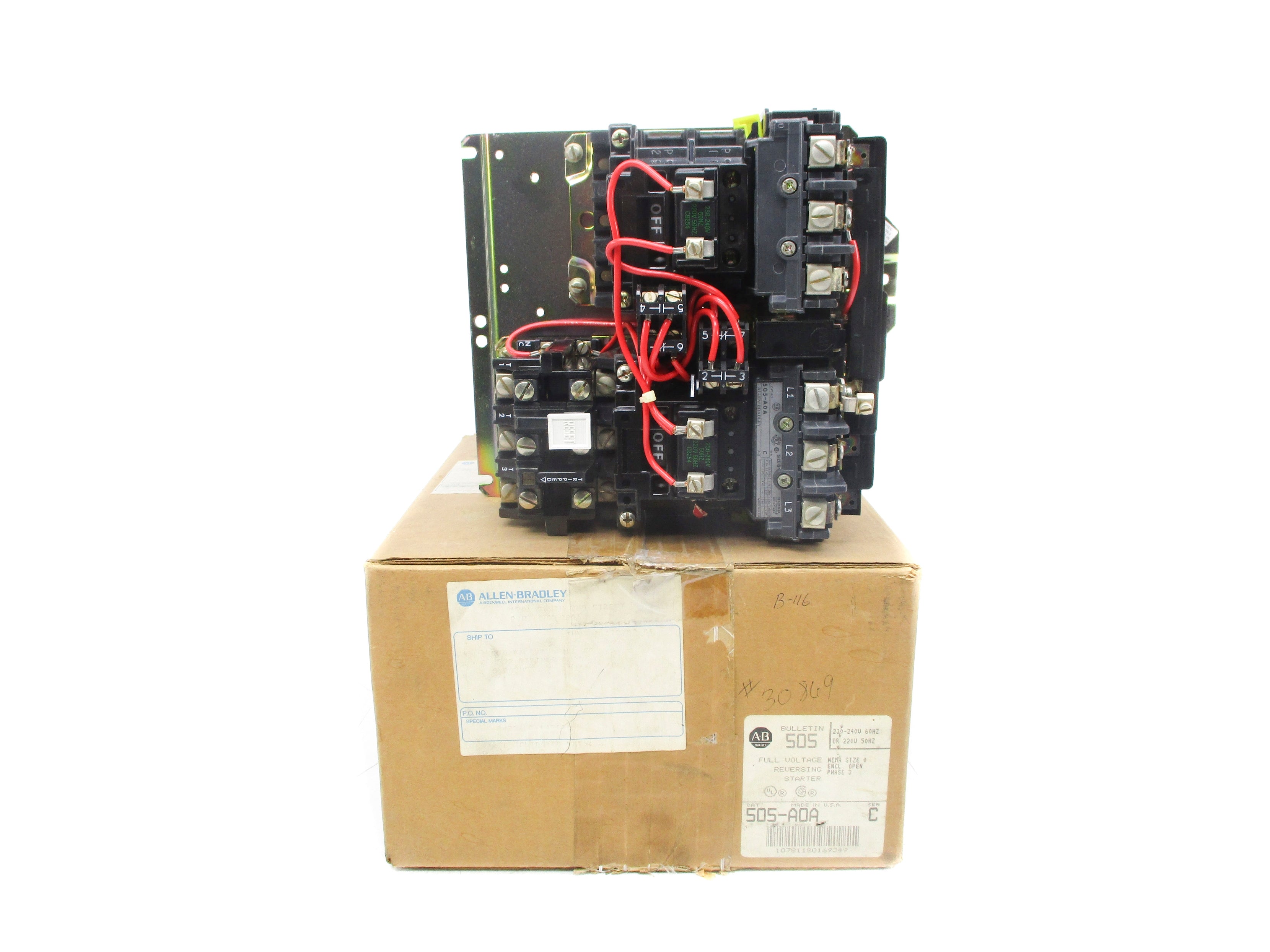 INDUSTRIAL SPARE PART 505-AOA SER. C (BR/YL) NSMP