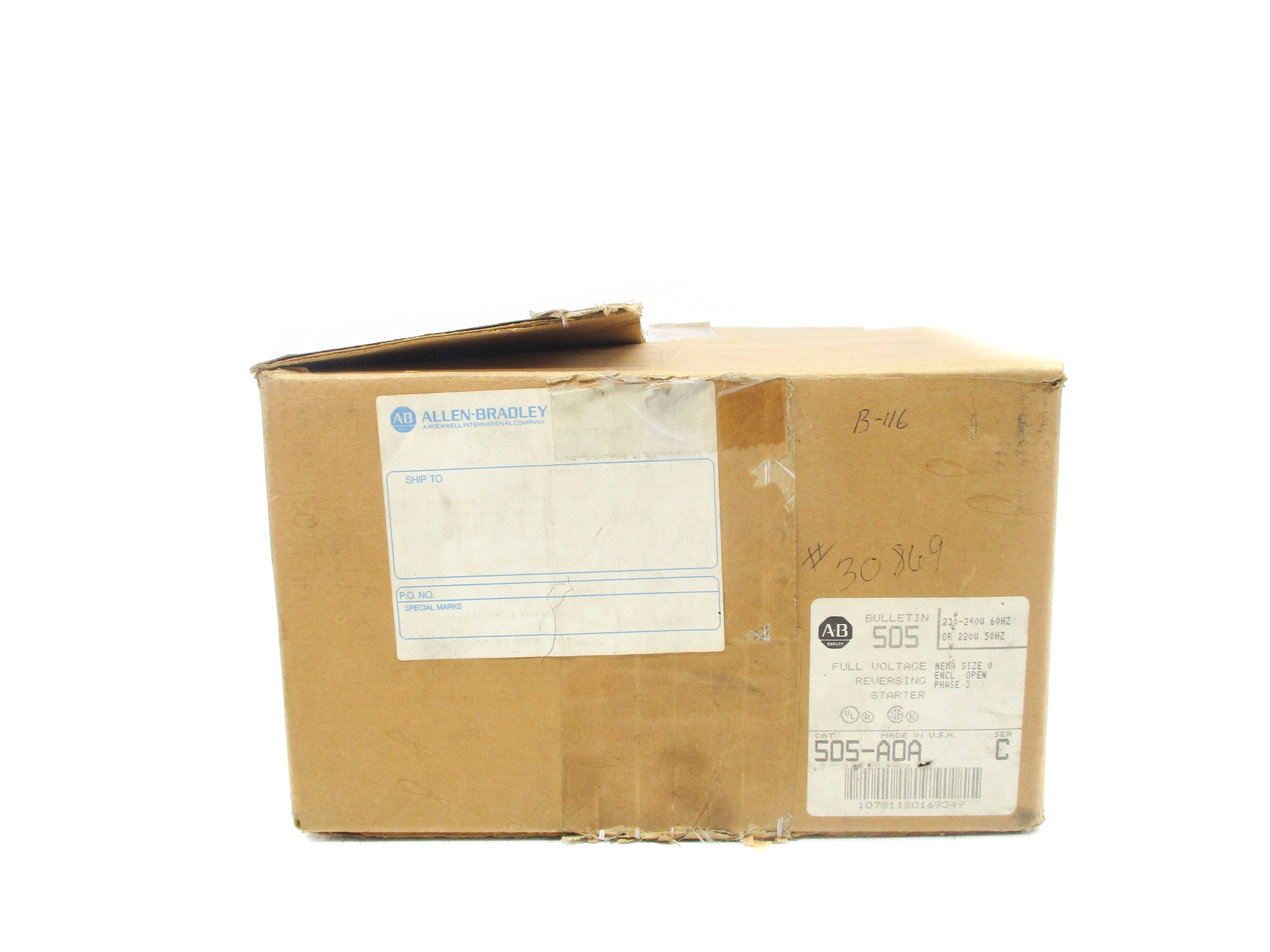 INDUSTRIAL SPARE PART 505-AOA SER. C (BR/YL) NSMP