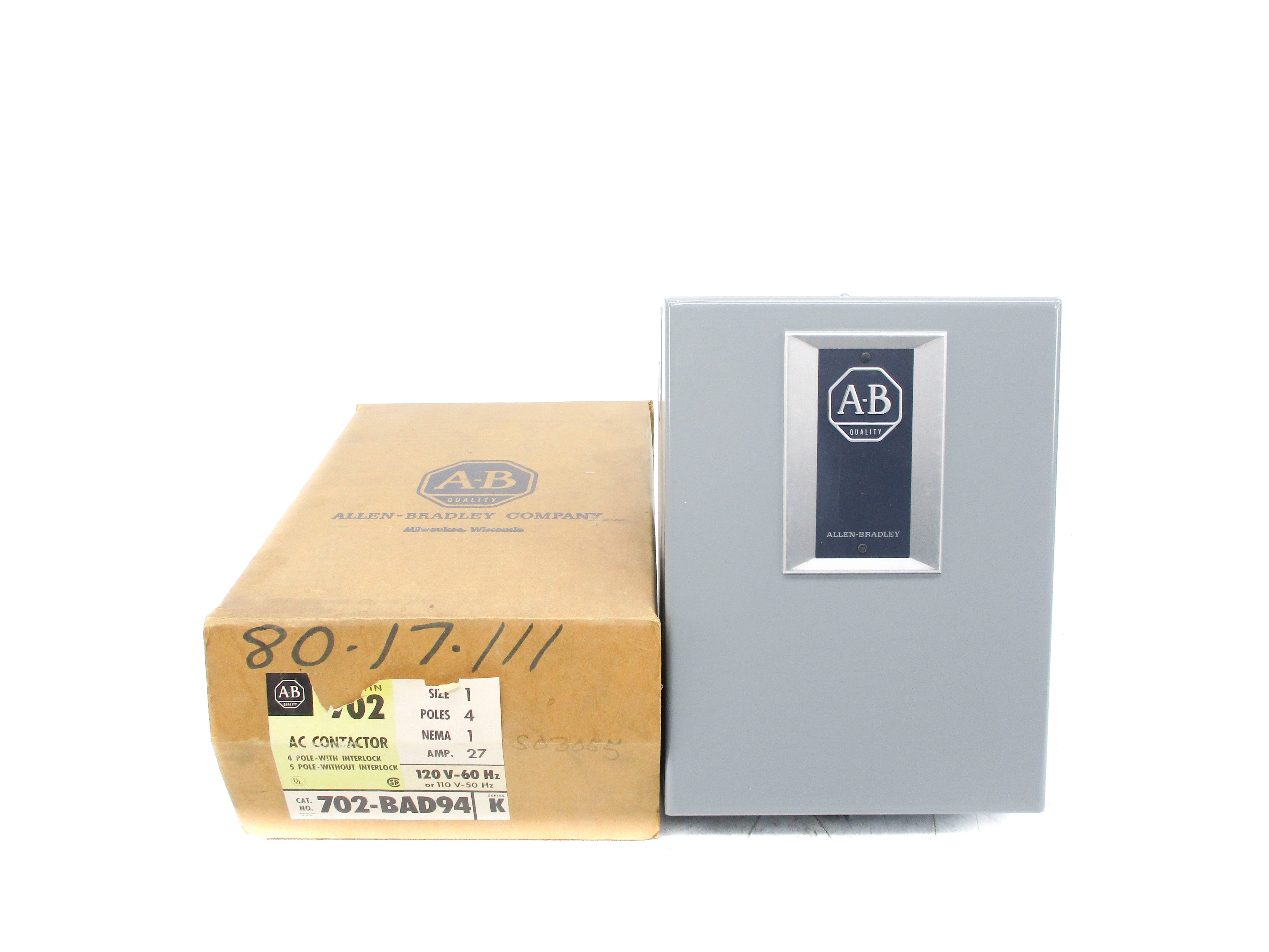INDUSTRIAL SPARE PART 702-BAD94 SER. K 120V (BR/YL) NSMP