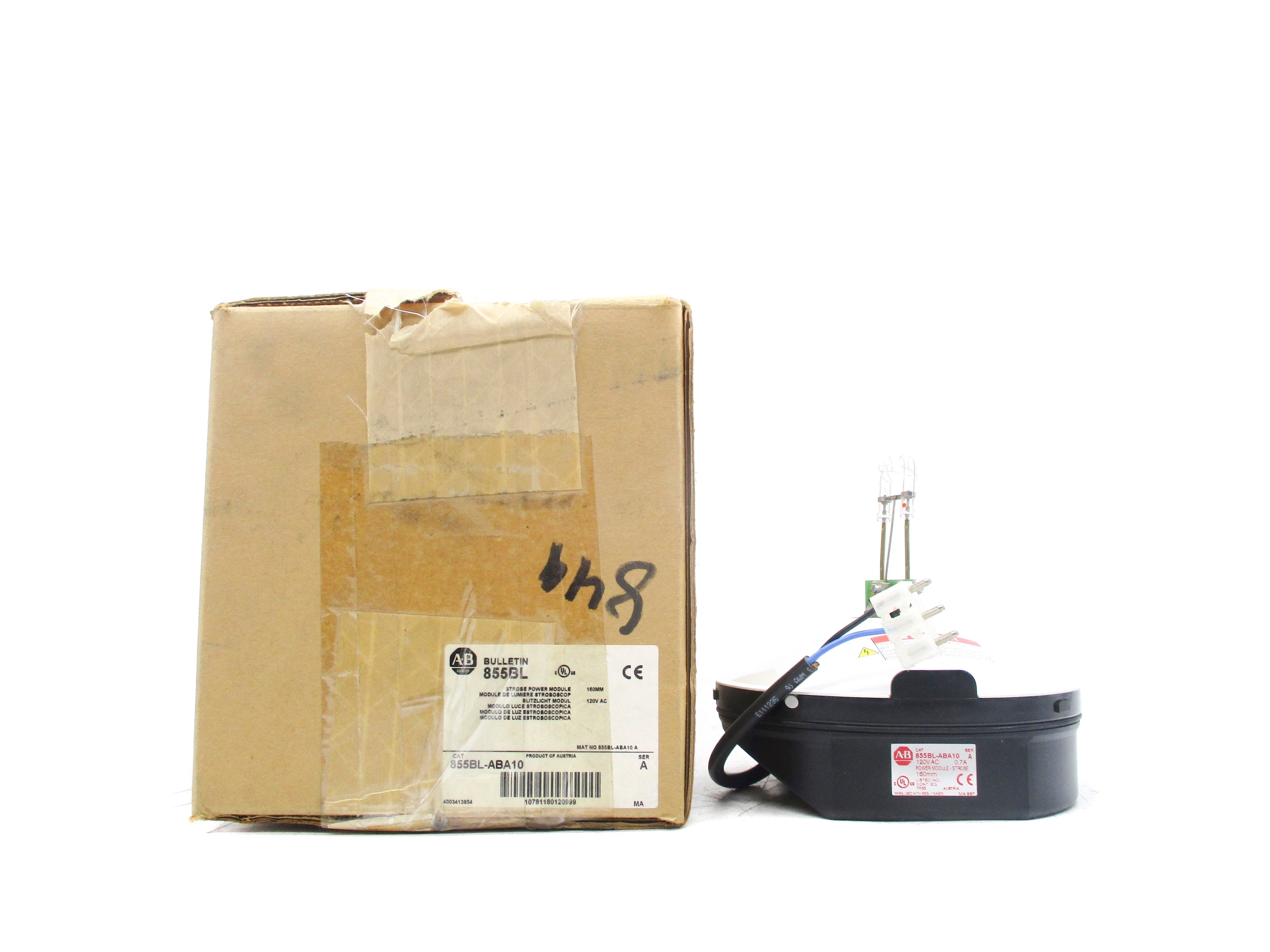 ALLEN BRADLEY 855BL-ABA10 SER. A (BR/WH) NSMP