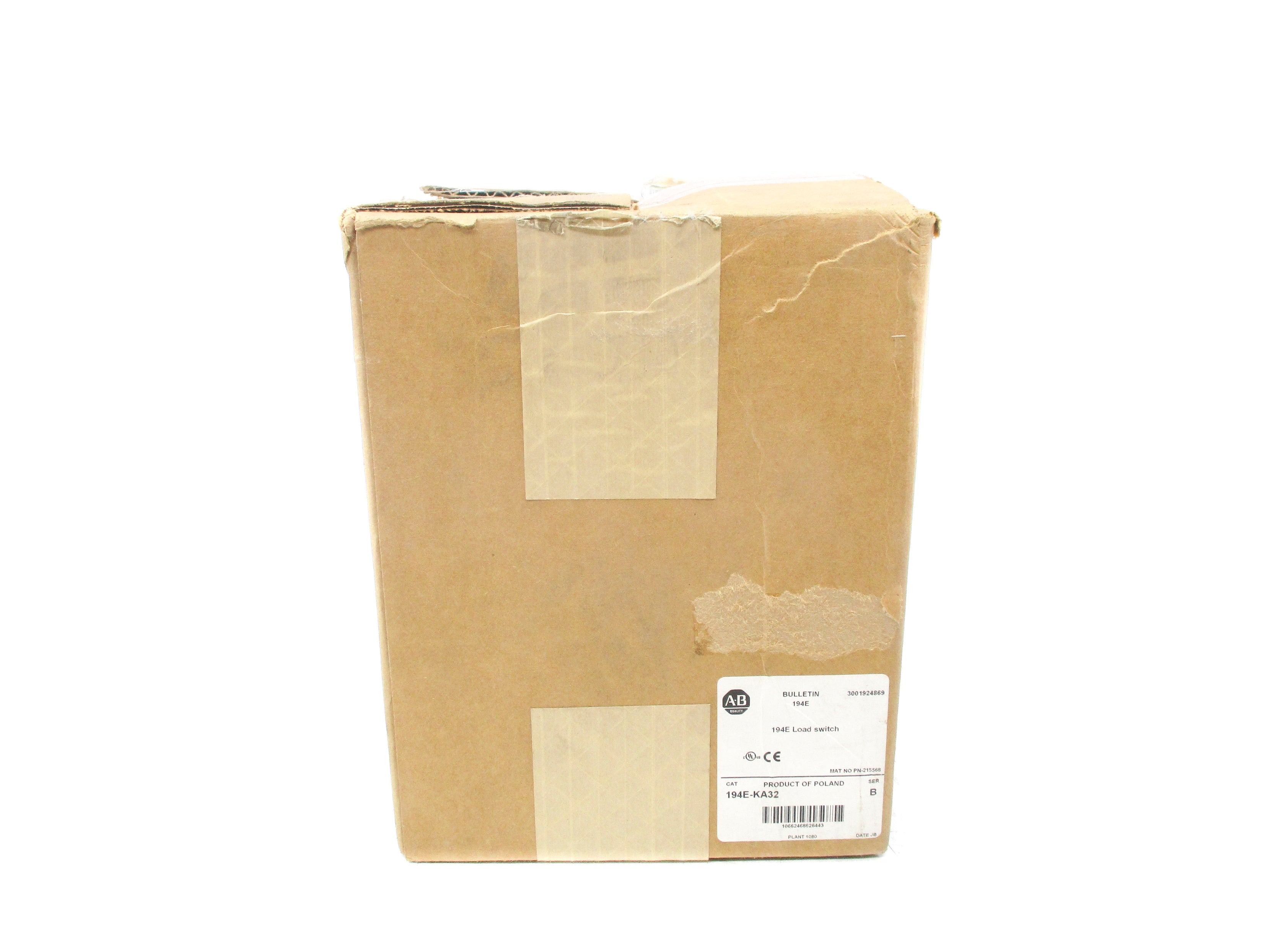 INDUSTRIAL SPARE PART 194E-KA32 SER. B (BR/WH) NSMP