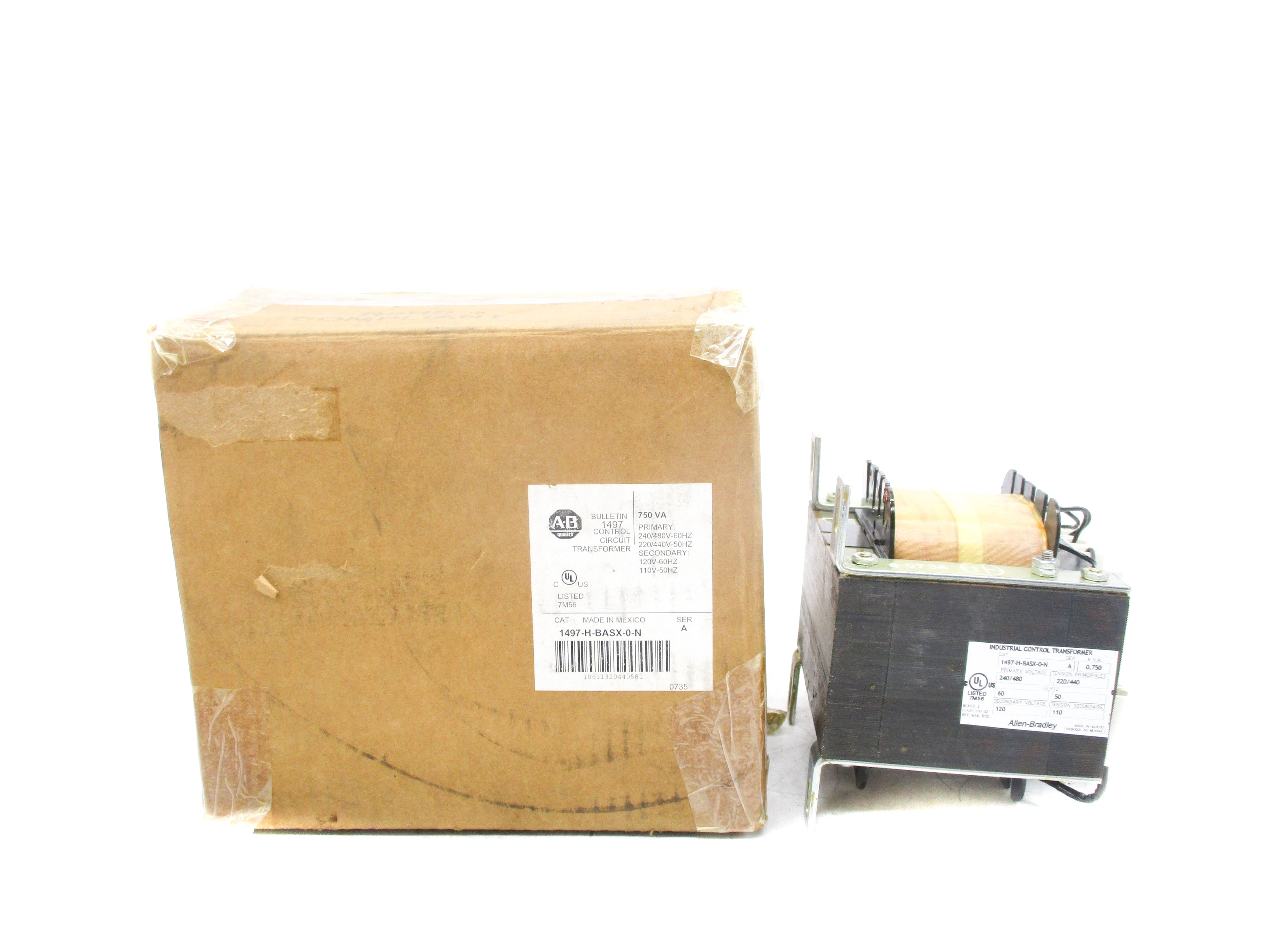 ALLEN BRADLEY 1497-H-BASX-0-N SER. A 480V (BR/WH) NSMP