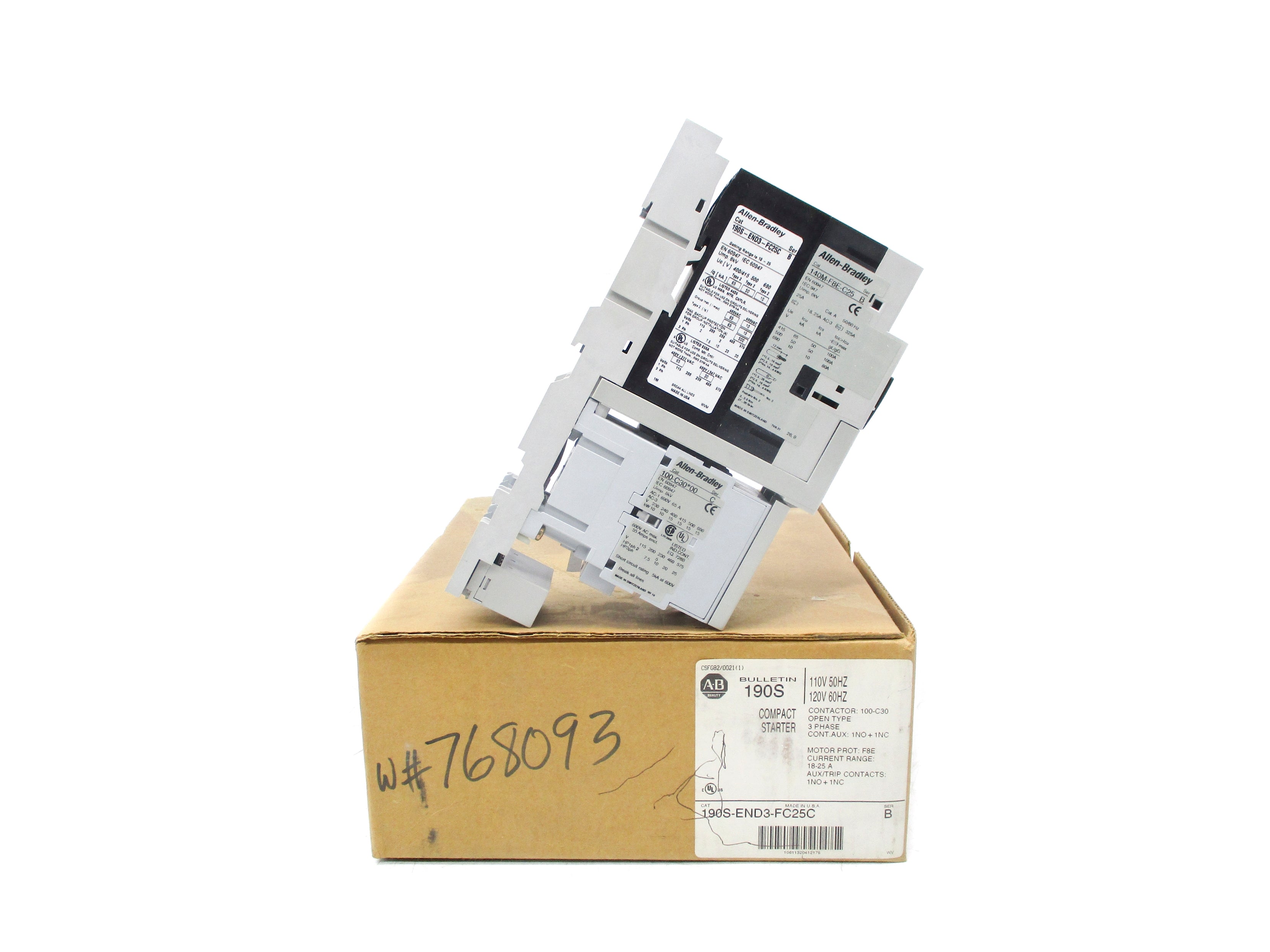INDUSTRIAL SPARE PART 190S-END3-FC25C SER. B (BR/WH) NSMP