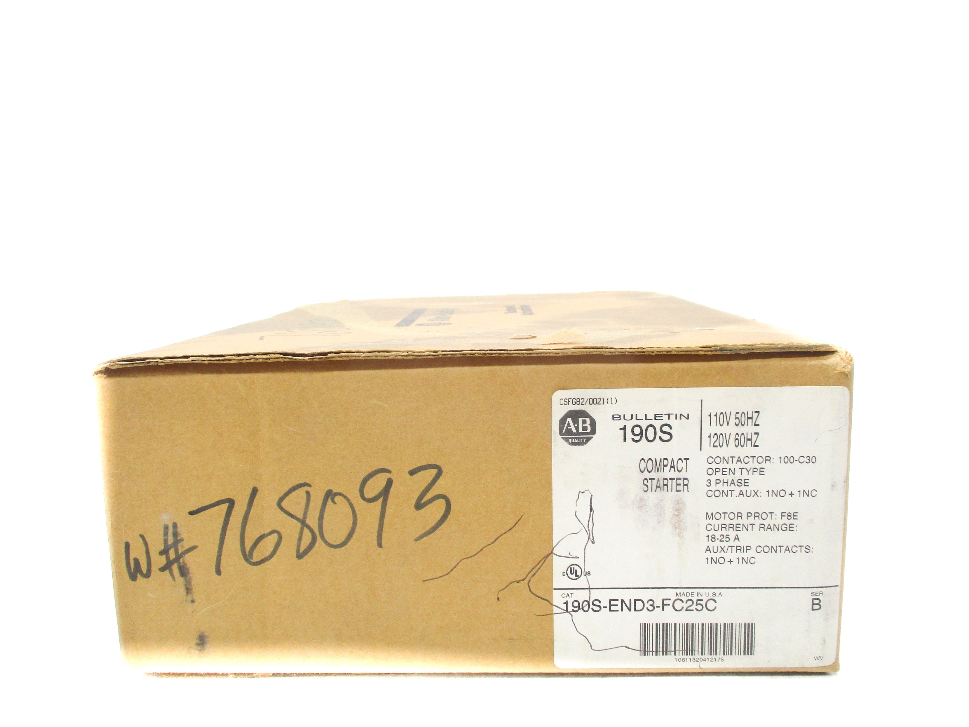 INDUSTRIAL SPARE PART 190S-END3-FC25C SER. B (BR/WH) NSMP