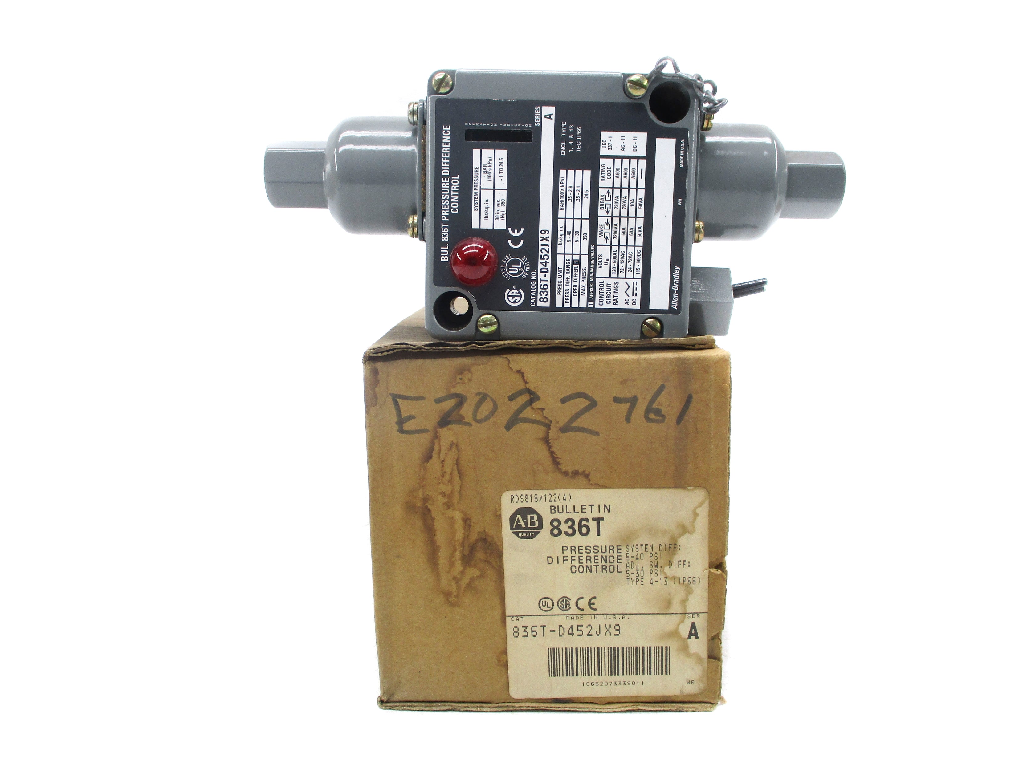 INDUSTRIAL SPARE PART 836T-D452JX9 SER. A (BR/WH) NSMP