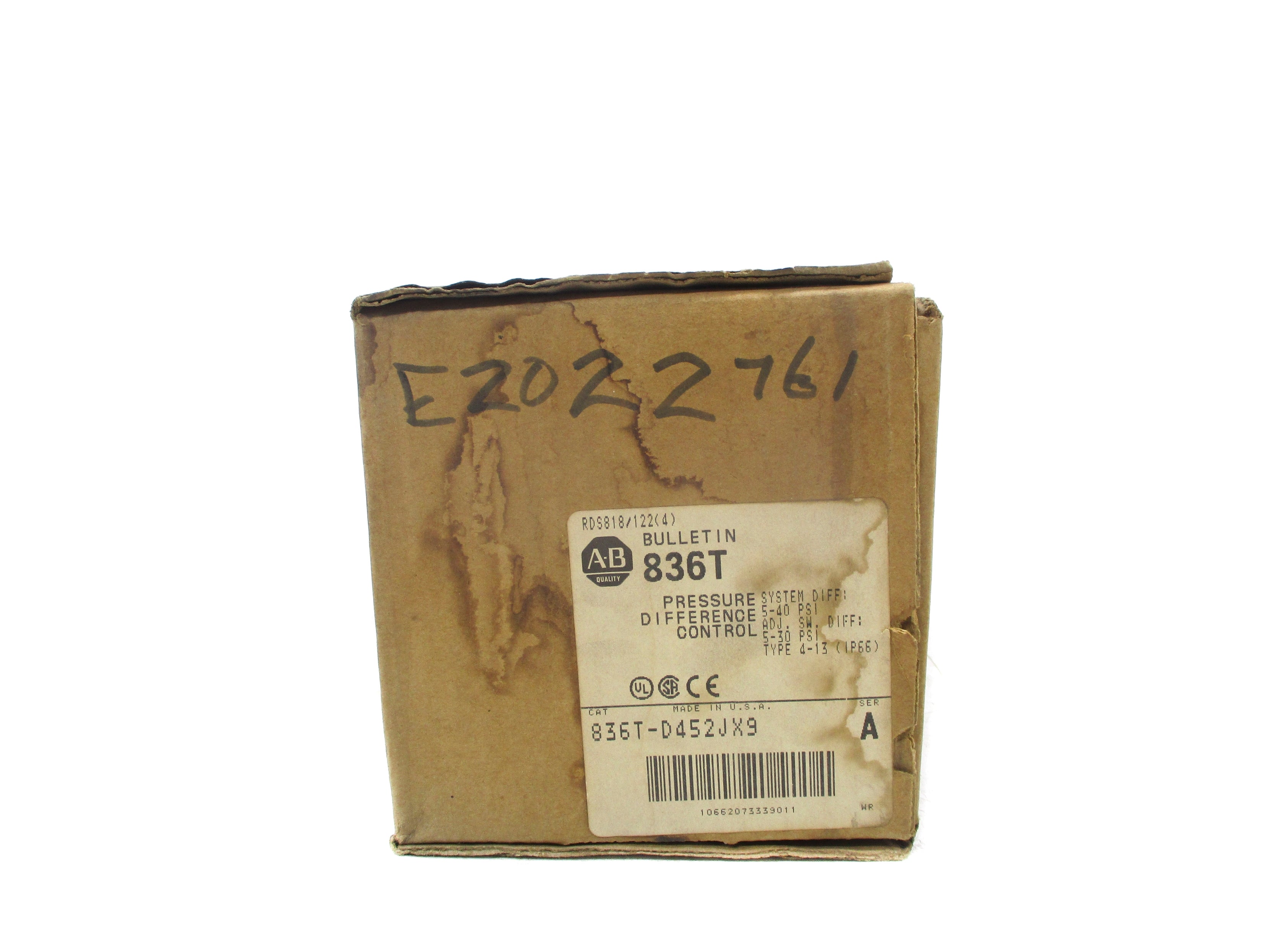 INDUSTRIAL SPARE PART 836T-D452JX9 SER. A (BR/WH) NSMP