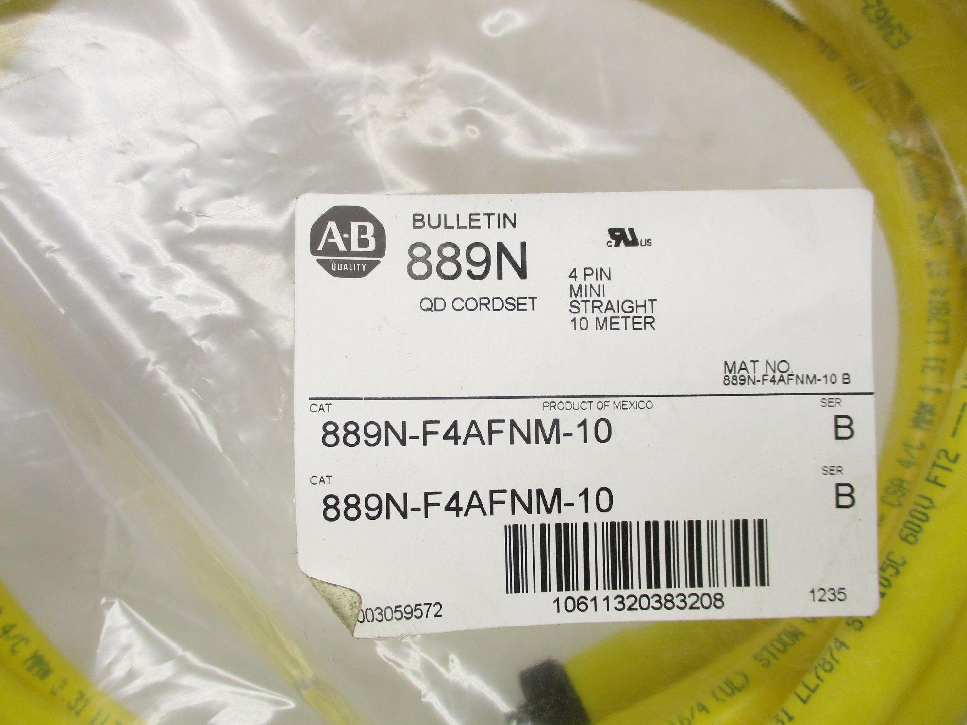 INDUSTRIAL SPARE PART 889N-F4AFNM-10 SER. B 600V 10A NSMP