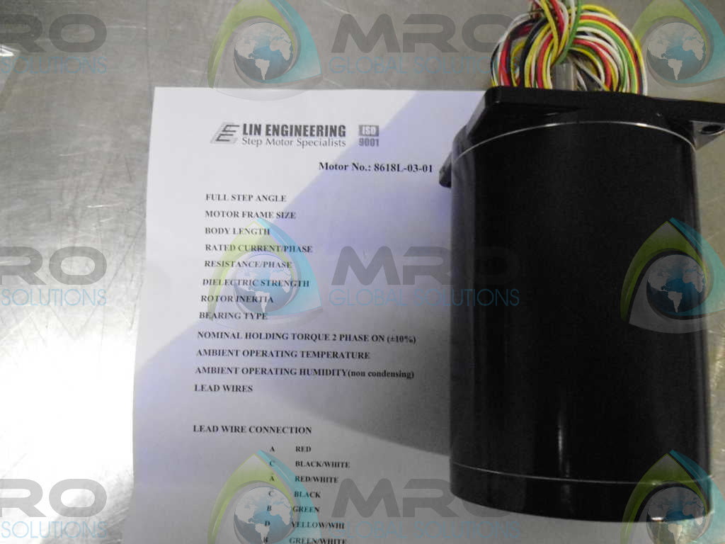 LIN ENGINEERING 8618L-03-01 STEP MOTOR (3.0V., 6.7V.) *NEW NO BOX*