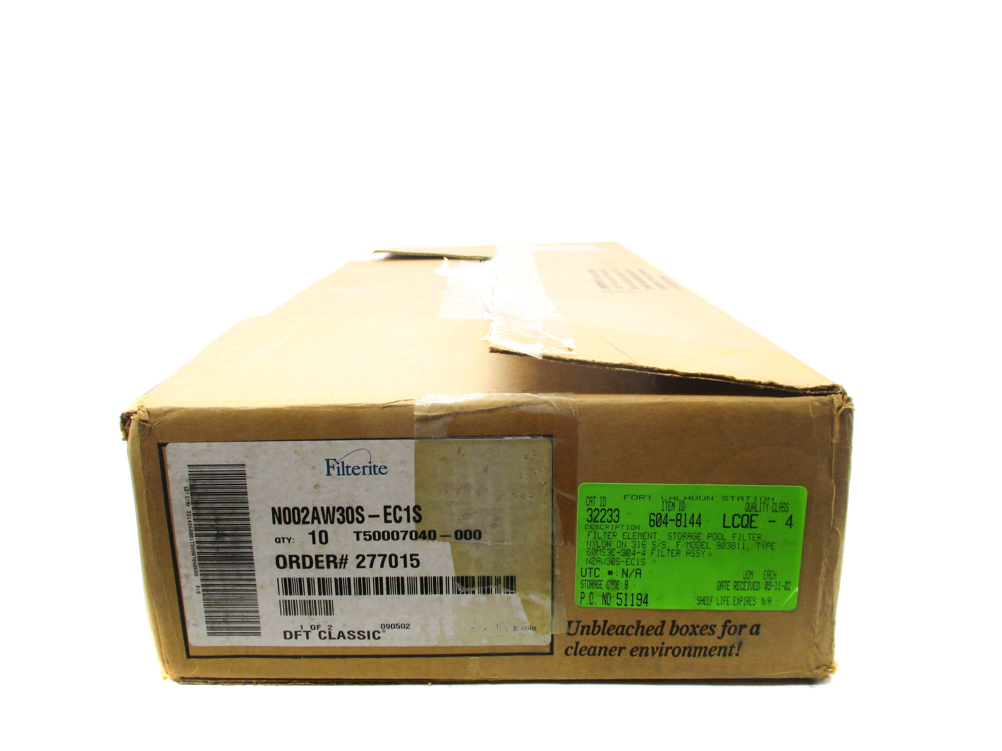 FILTERITE N002AW30S-EC1S (PKG OF 10) NSMP