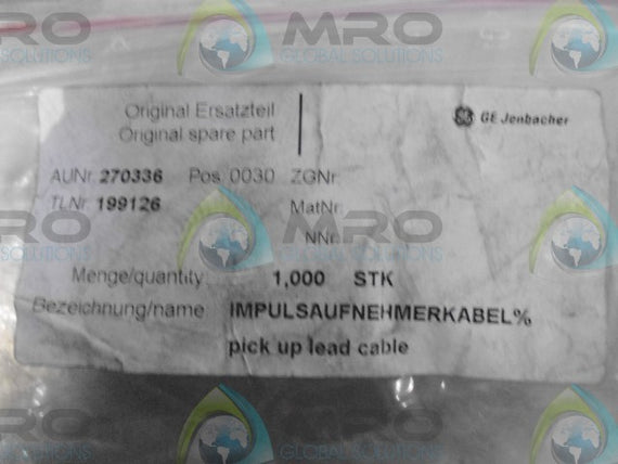 GE 199126 LEAD CABLE *NEW IN ORIGINAL PACKAGE*