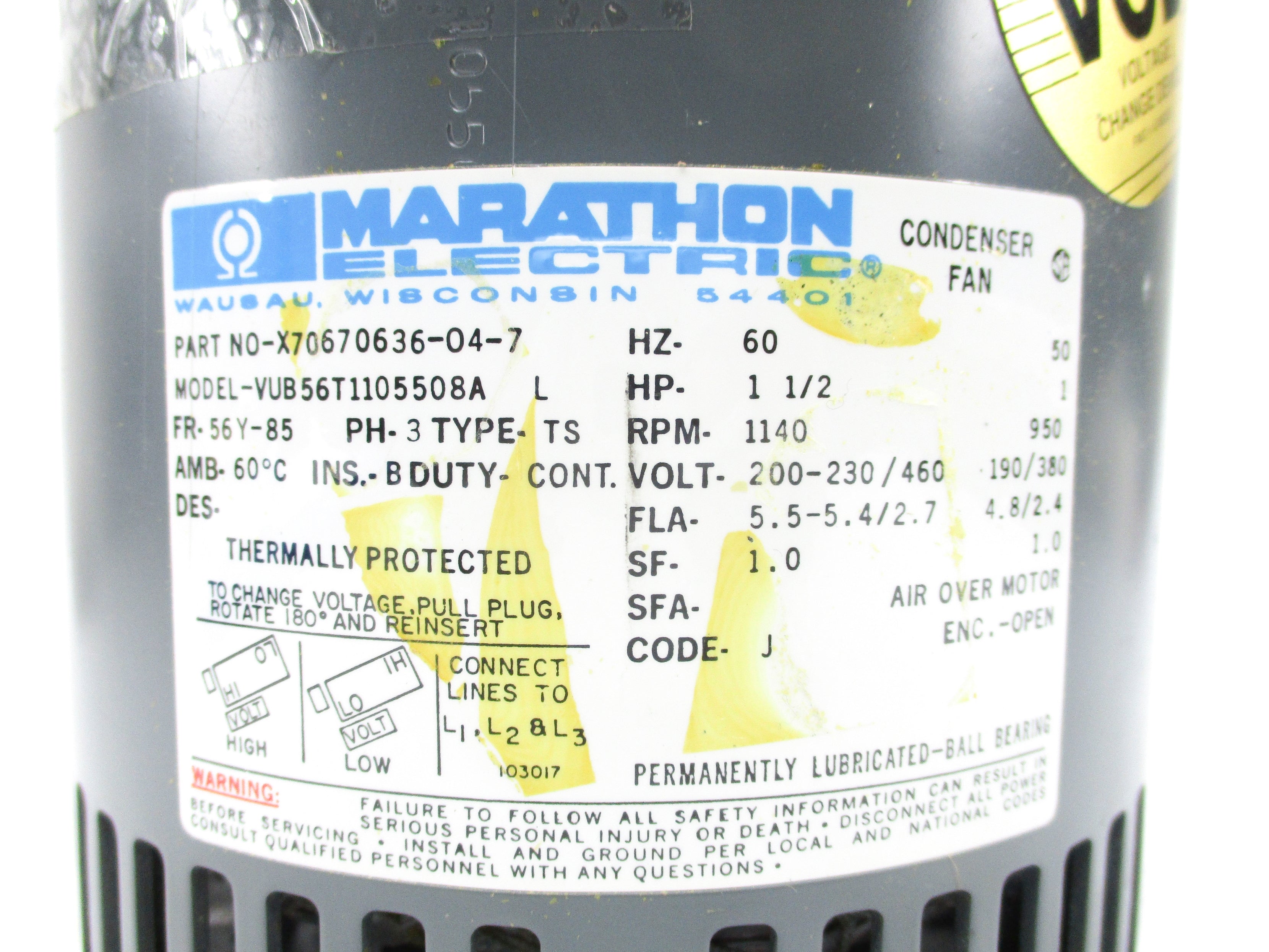 MARATHON ELECTRIC X70670636-04-7 NSNP