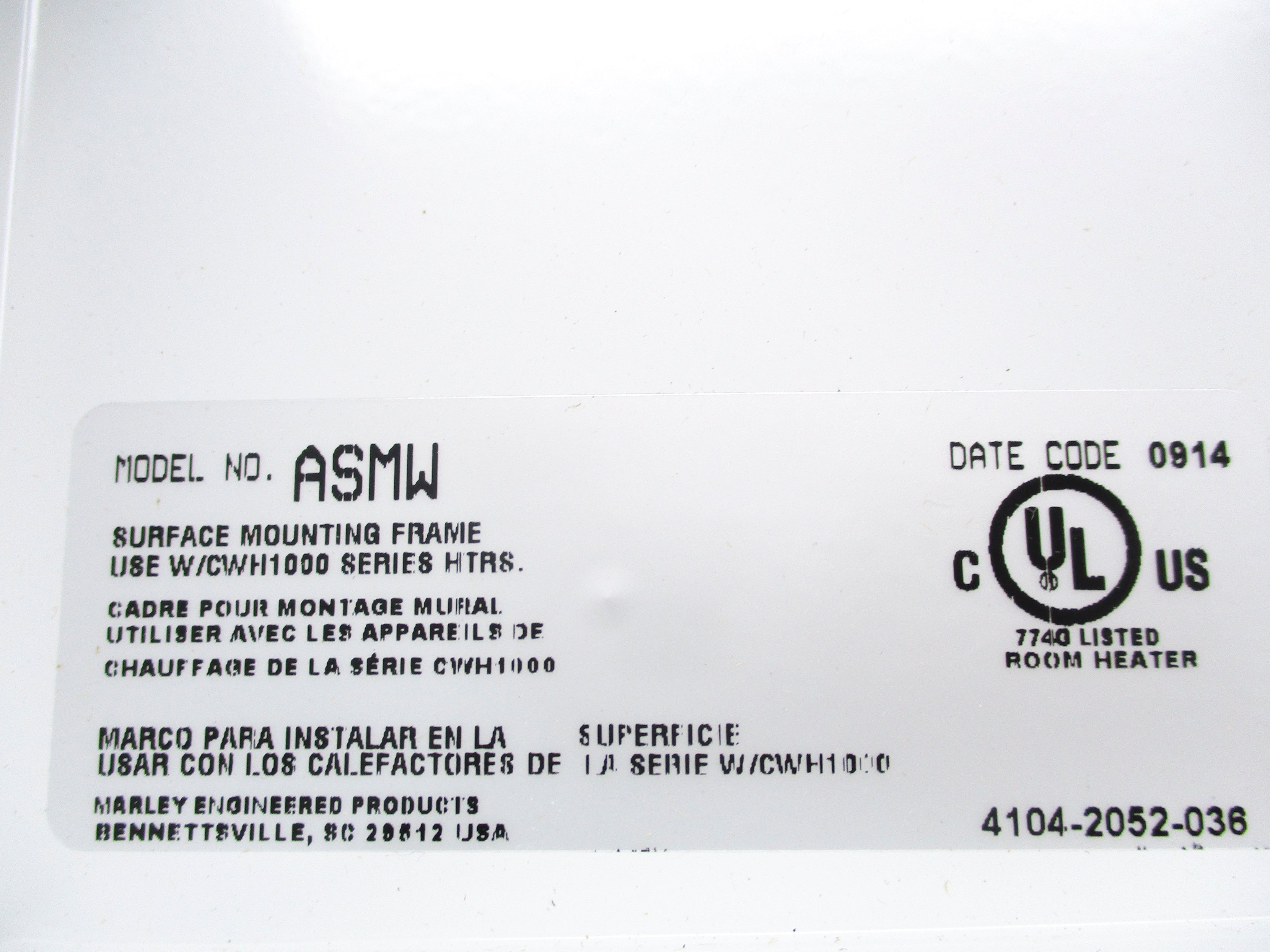 MARLEY ENGINEERED PRODUCTS ASMW NSNP