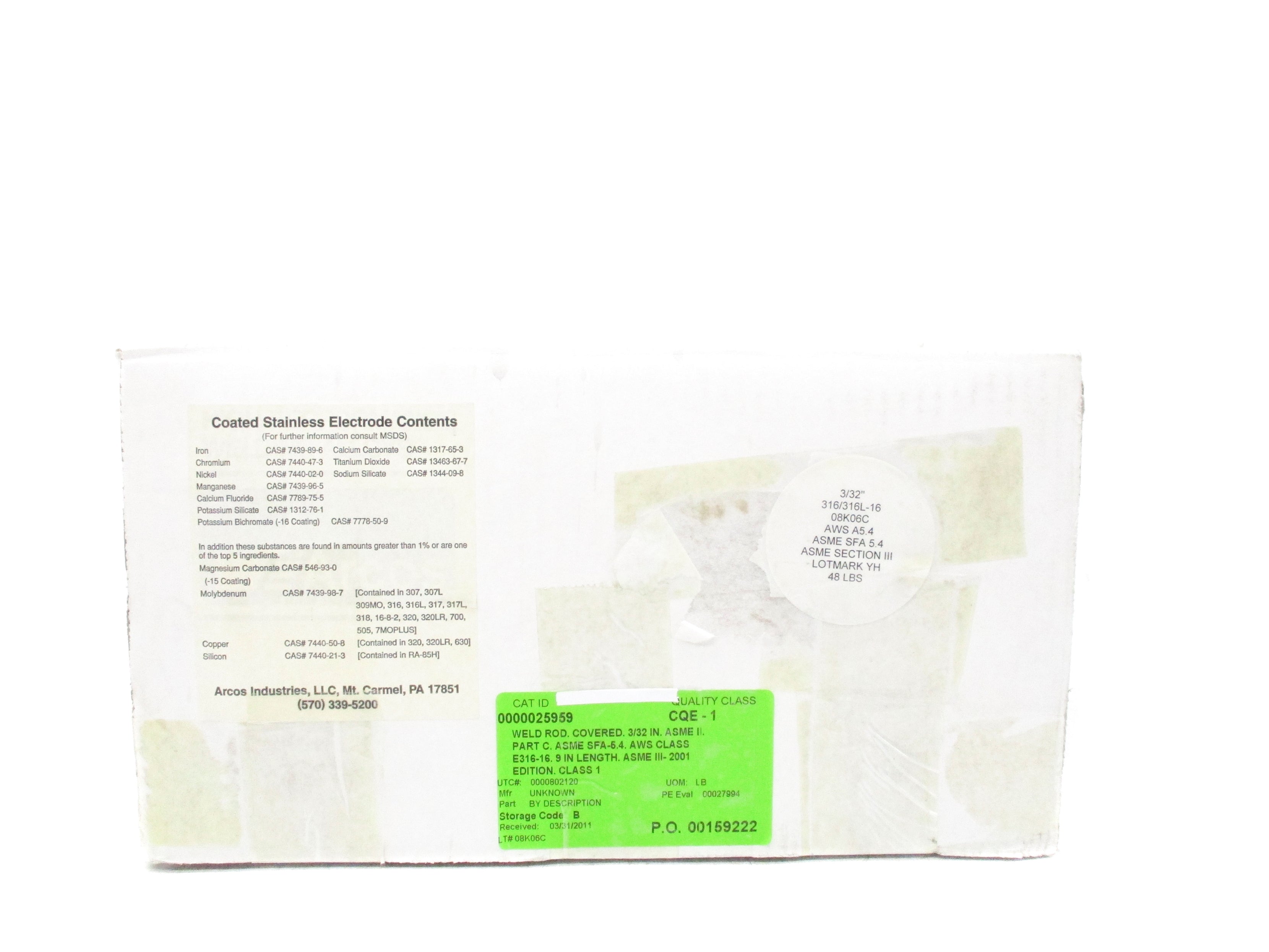 ARCOS 316/316L-16 NSNP