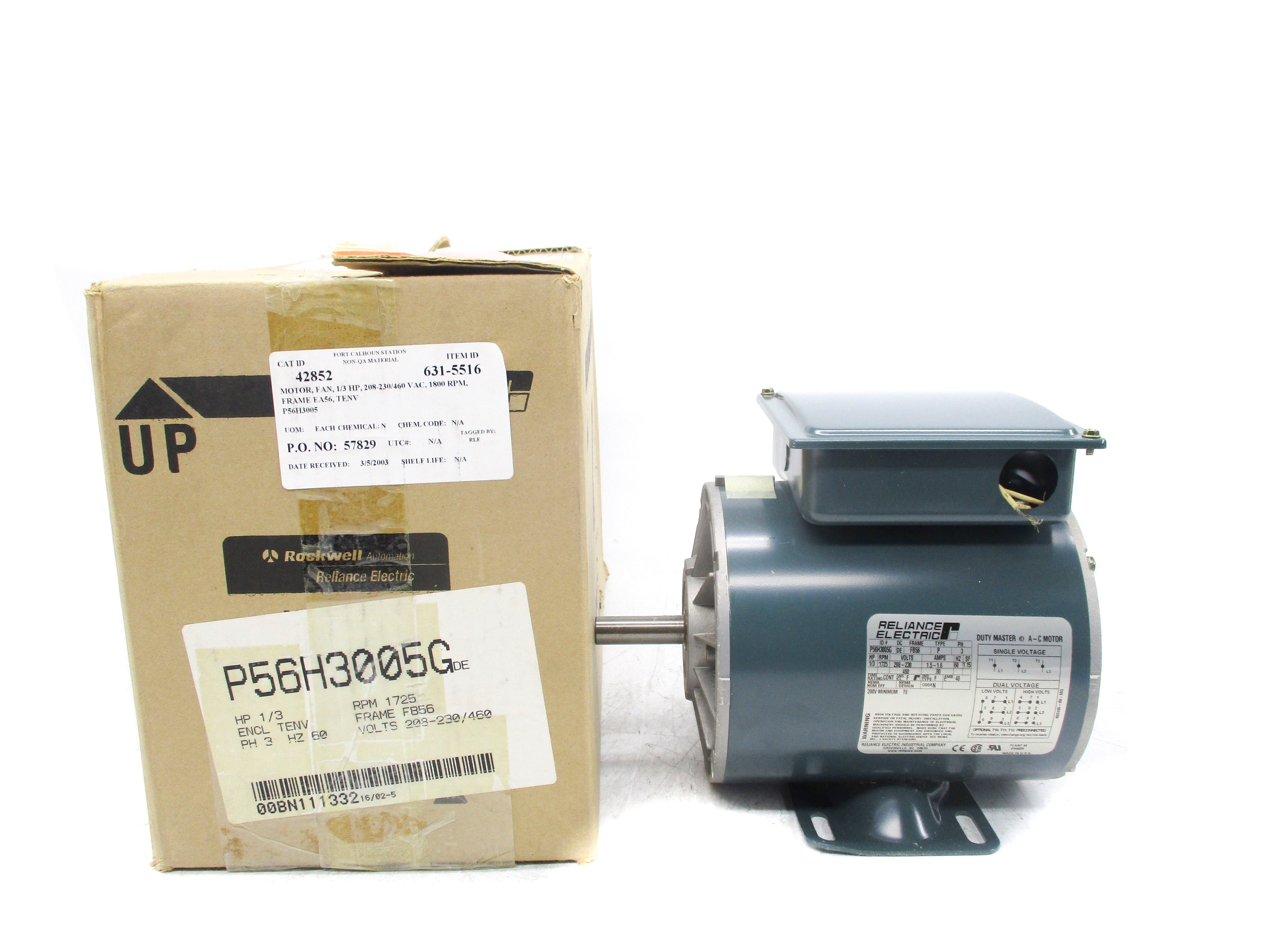 RELIANCE ELECTRIC P56H3005G NSMP