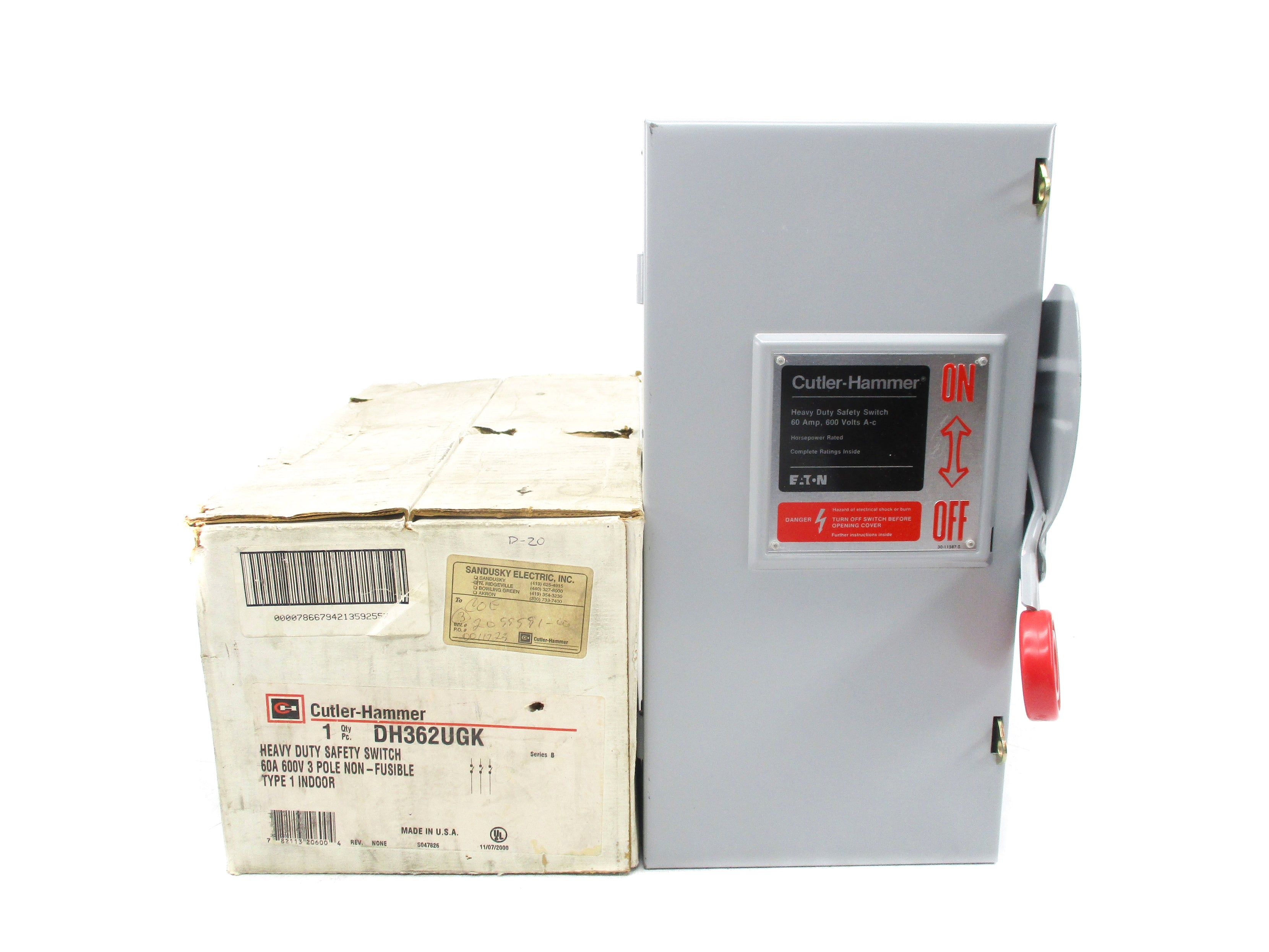 CUTLER HAMMER DH362UGK SER. B (AS PICTURED) NSMP