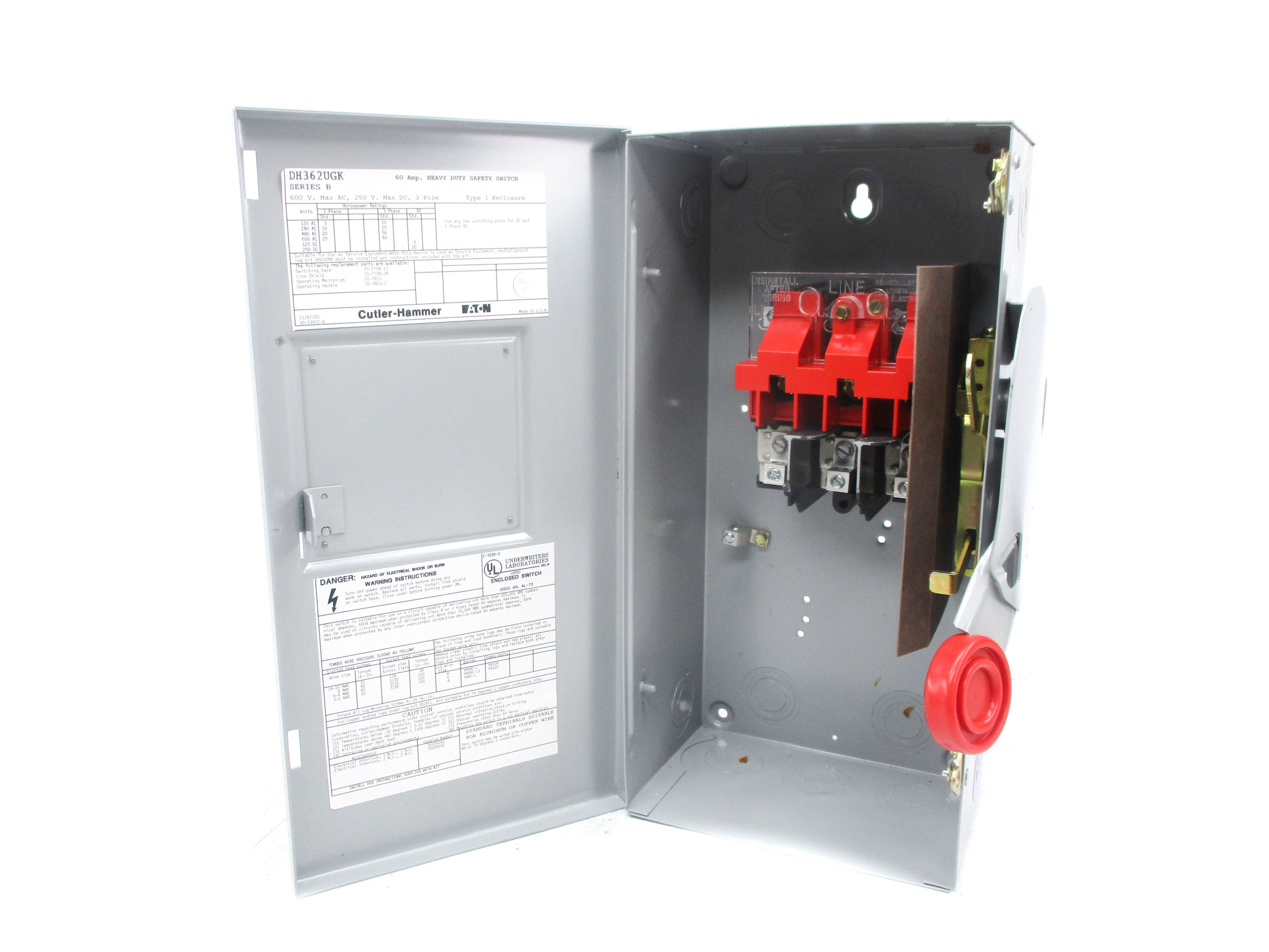 CUTLER HAMMER DH362UGK SER. B (AS PICTURED) NSMP