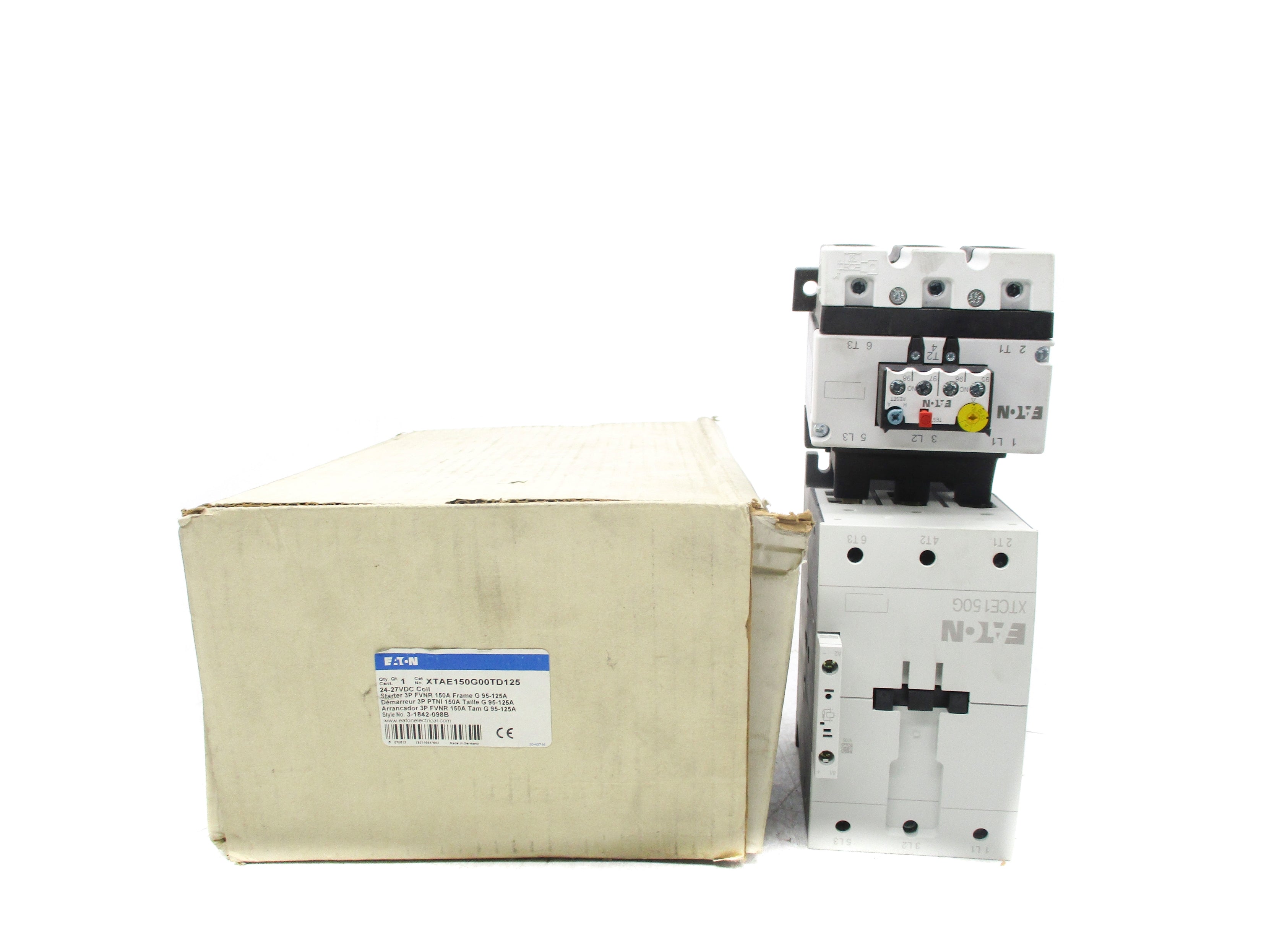 EATON XTAE150G00TD125 24-27VDC NSMP