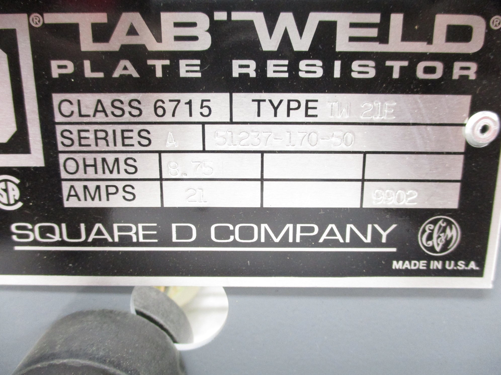SQUARE D 6715TW21E SER. A NSNP
