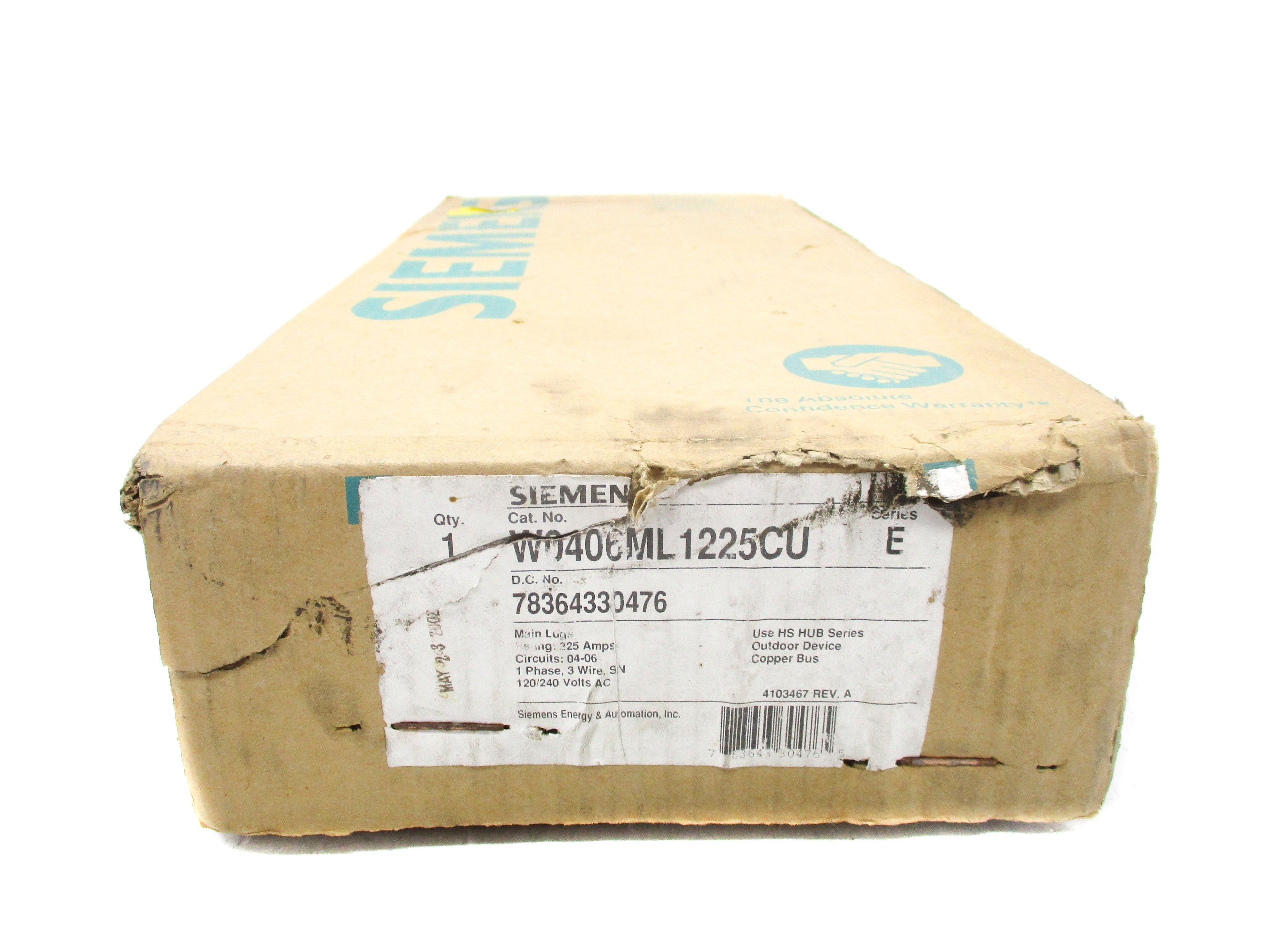 SIEMENS W0406ML1225CU SER. E NSFS