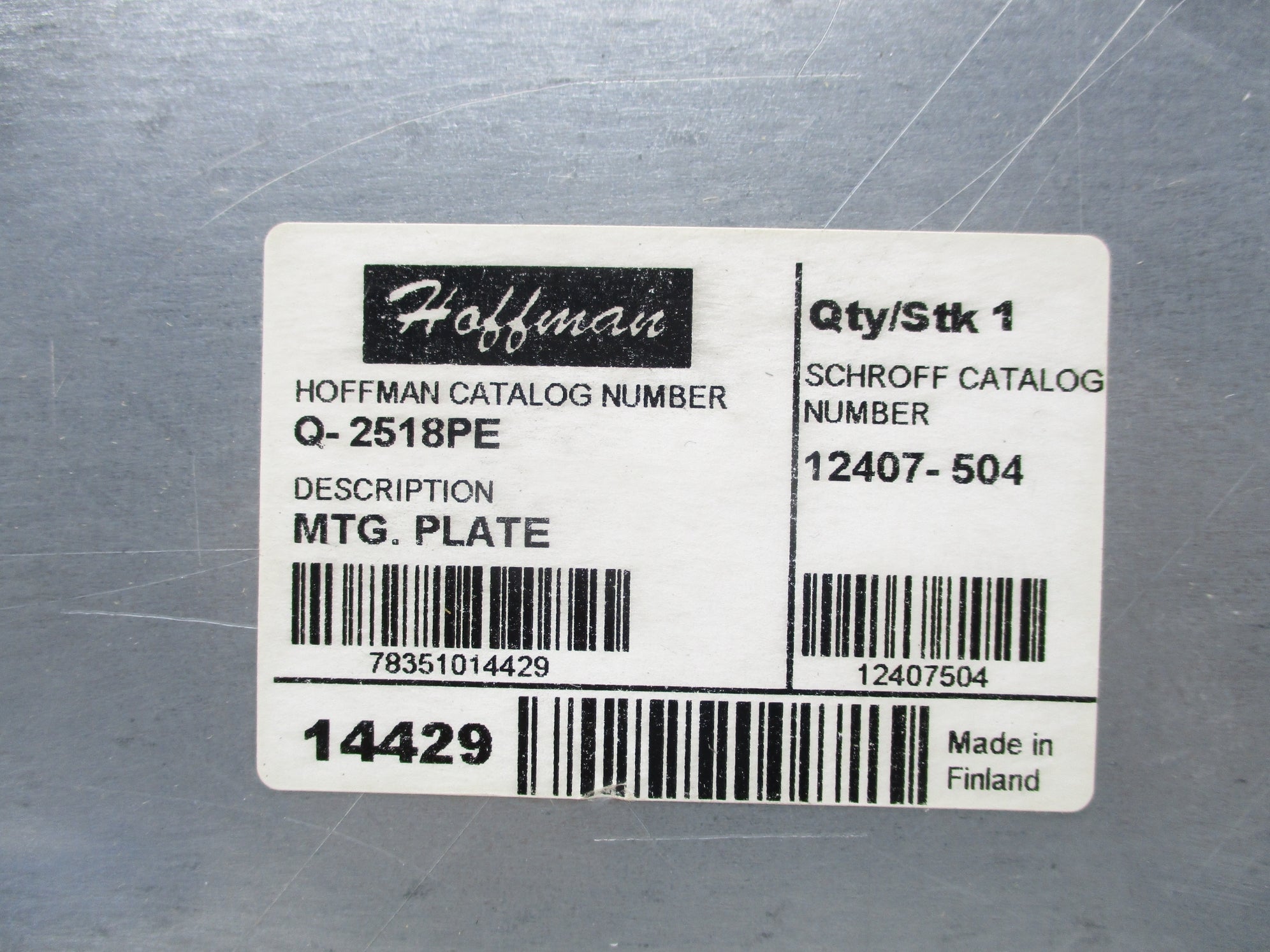 HOFFMAN Q-2518PE NSNP
