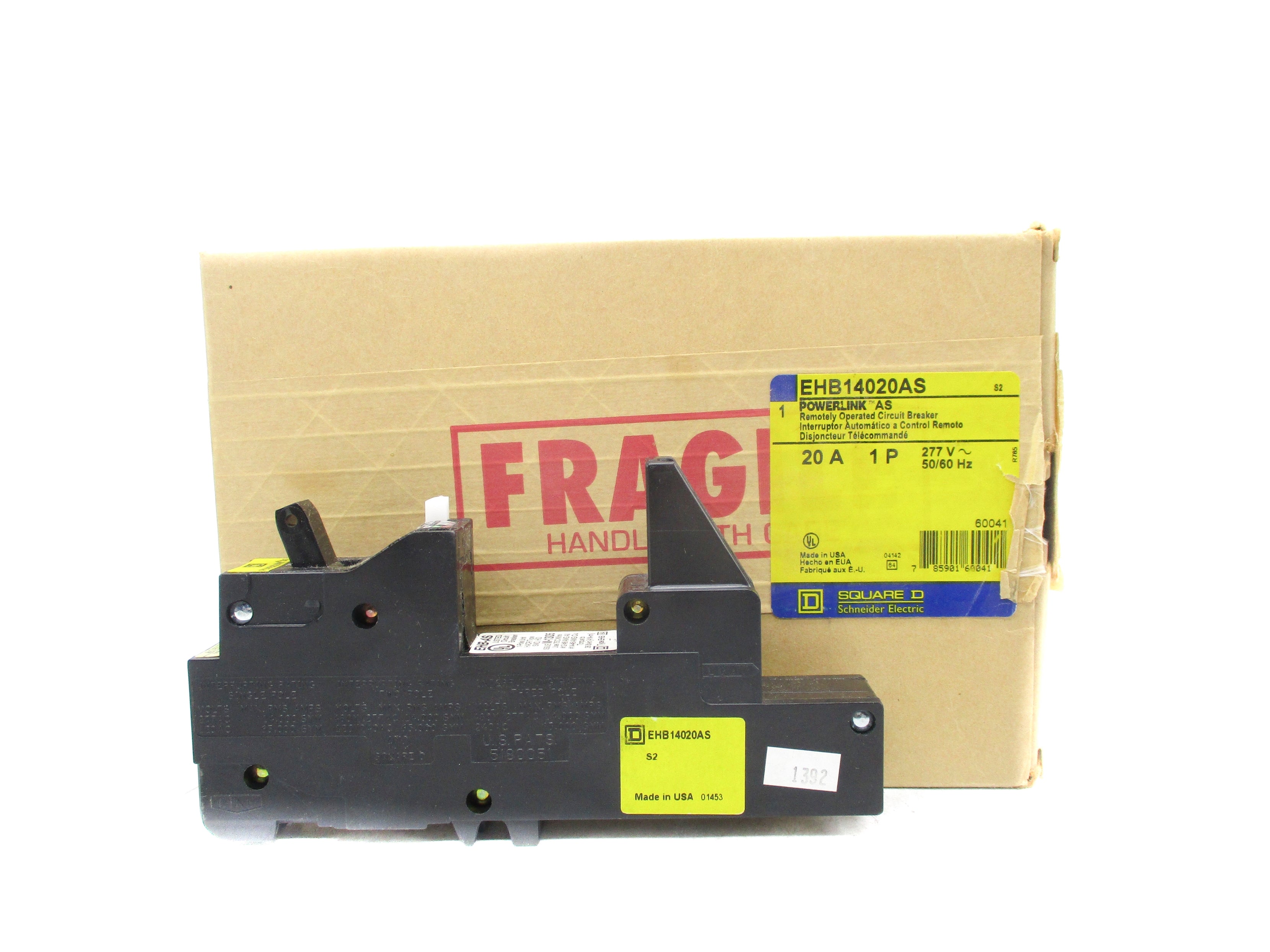 SQUARE D EHB14020AS SER. S2 20A 277V NSMP