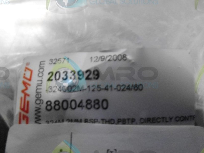 GEMU 324002M-125-41-024/60 * NEW IN BAG *
