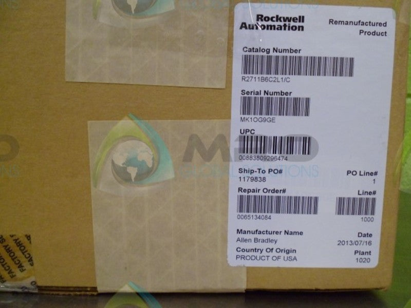 INDUSTRIAL SPARE PART R2711B6C2L1/C PANEL VIEW  NSMP