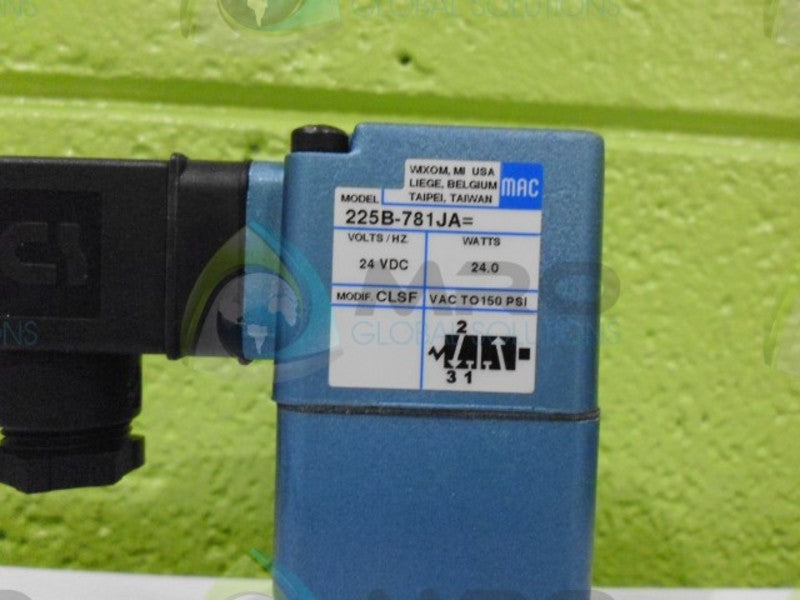 MAC 225B-781JA AIR SOLENOID VALVE  NSMP