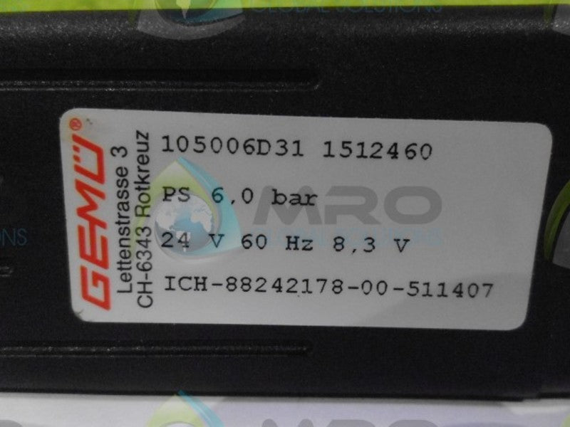 GEMO ICH-88242178-00-511407 SOLENOID VALVE  NSNP