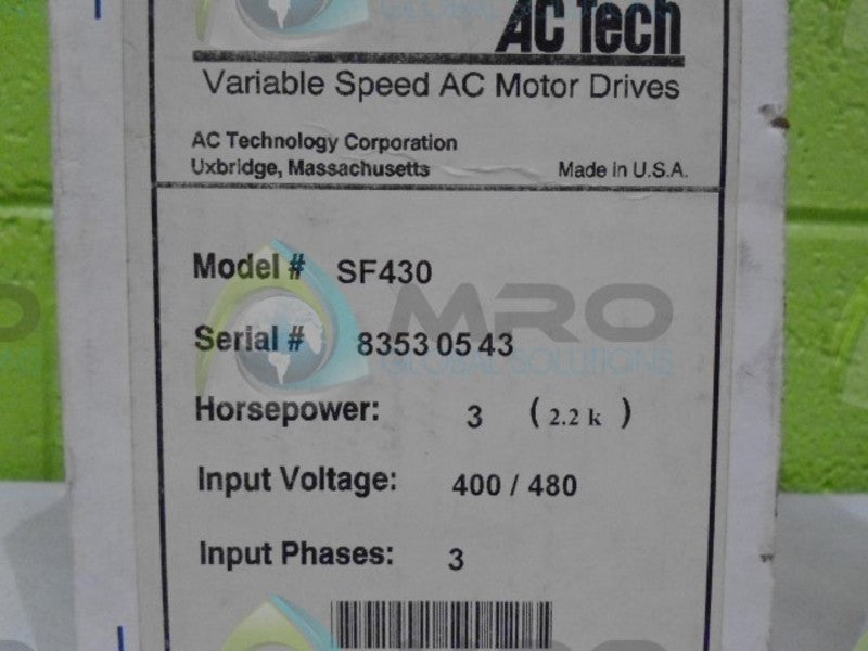 LENZE SF430 * FACTORY SEALED *