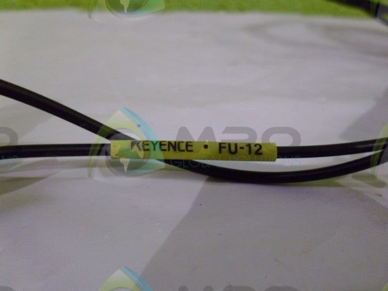 KEYENCE FU-12 FIBEROPTIC SENSOR * USED *