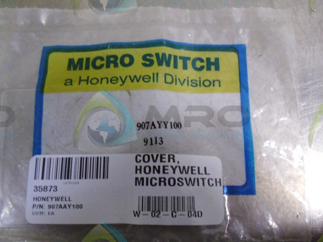 HONEYWELL 907AYY100 LEGEND PLATE BLANK * NEW IN FACTORY BAG *