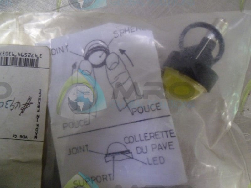 ENTRELEC 049303707 PAVE LED JAUNE BA7S 6VAC * NEW IN FACTORY BAG *