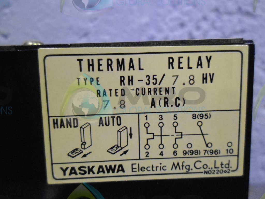 YASKAWA RH-35 THERMAL RELAY *NEW NO BOX*