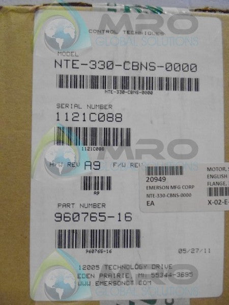 CONTROL TECHNIQUES NTE-330-CBNS-000 SERVO MOTOR *FACTORY SEALED*