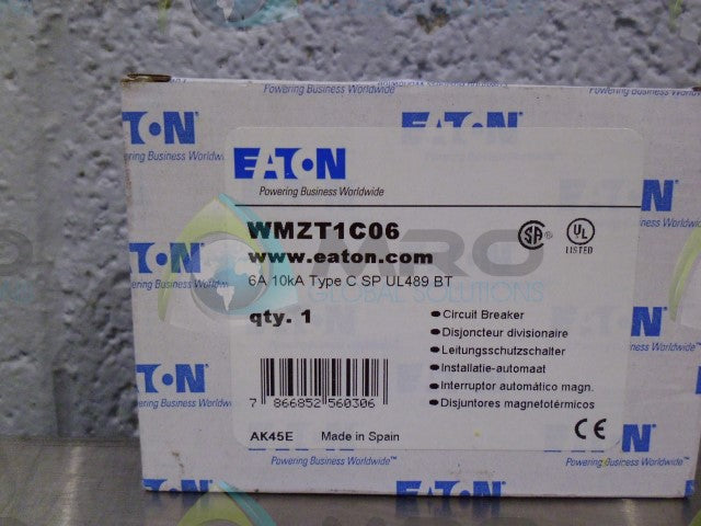 EATON WMZT1C06 CIRCUIT BREAKER *NEW IN BOX*