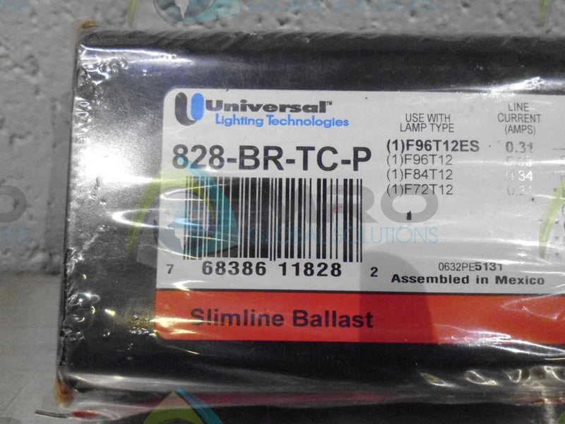 UNIVERSAL 828-BR-TC-P SLIMLINE BALLAST * NEW IN ORIGINAL PACKAGE *