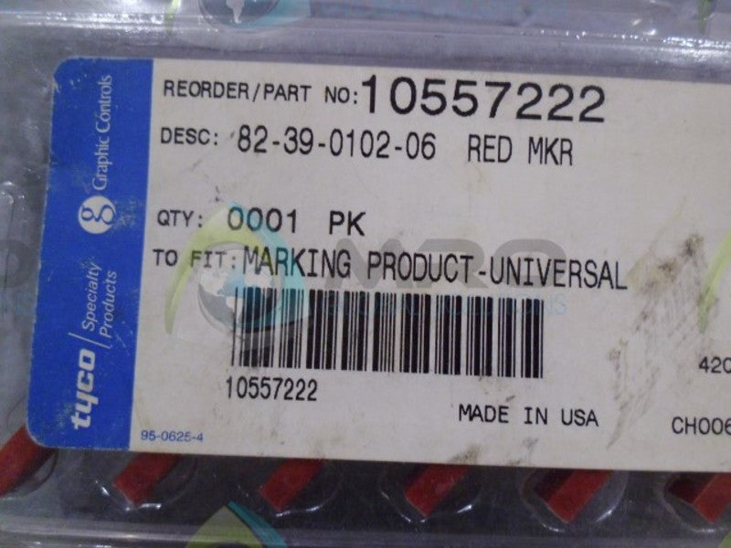 TYCO 10557222 (RED) MARKER * NEW IN ORIGINAL PACKAGE *