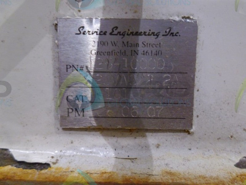 SERVICE ENGINEERING 25-10000 VIBRATING BOWL FEEDER UNMP