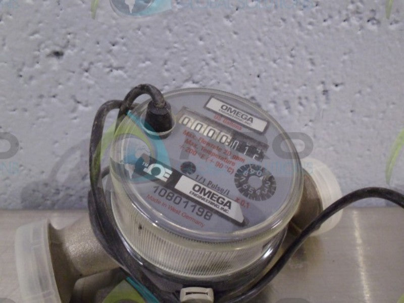OMEGA FTB-4107P TURBINE WATER FLOW METER  UNMP