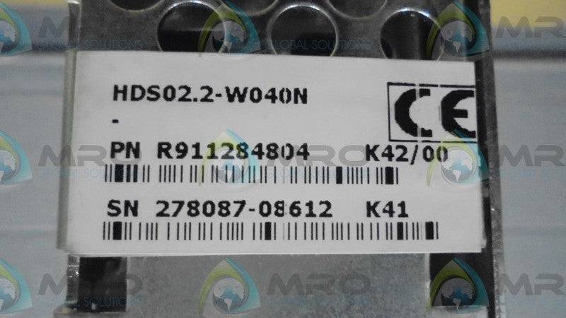 REXROTH INDRAMAT HDS02.2-W040N SERVO DRIVE *RECONDITIONED*