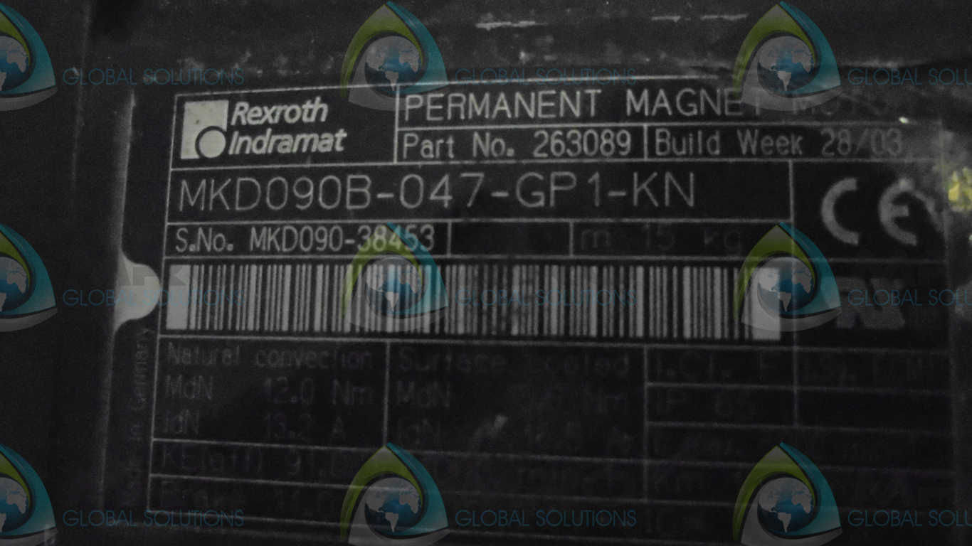 REXROTH INDRAMAT MKD090B-047-GP1-KN  SERVO MOTOR *NEW NO BOX*