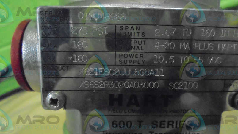 ABB X621ESC2UUL8G8A11 SERIES T PRESSURE TRANSMITTER *NEW NO BOX*