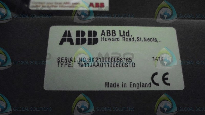 ABB  1911JAA01100600STD COMANDER 1900 *NEW IN BOX*
