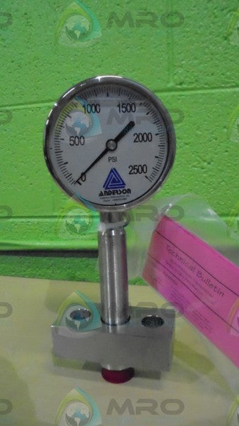 ANDERSON  ELH08701058111  PRESSURE GUAGE *NEW IN BOX*