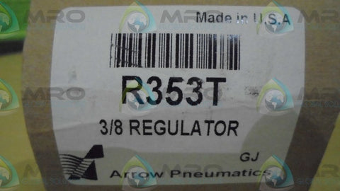 ARROW PNEUMATICS R353T 3/8 REGULATOR * NEW IN BOX *