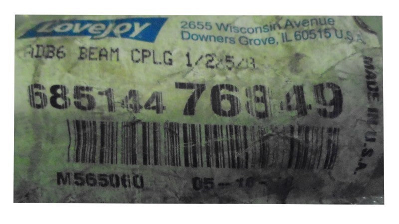 LOVEJOY ADB6 68514476849 DOUBLE BEAM COUPLING * NEW IN BAG *